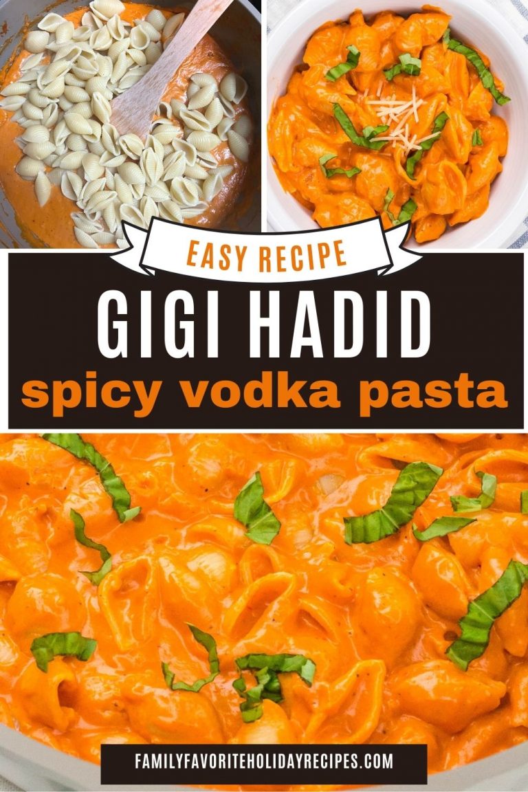 Easy Gigi Hadid Pasta Recipe With or Without Vodka