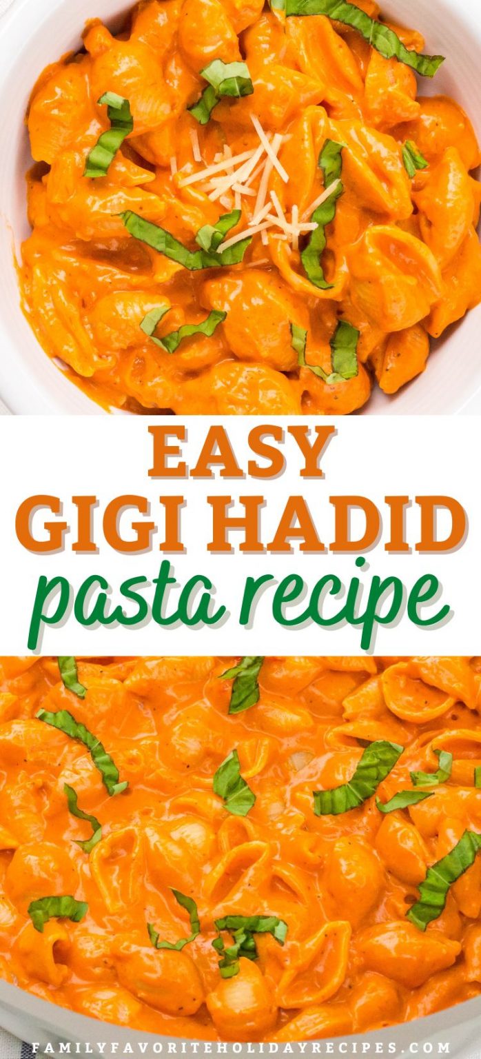 Easy Gigi Hadid Pasta Recipe With or Without Vodka