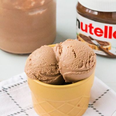 Ninja Creami Nutella Ice Cream (Chocolate Hazelnut Ice Cream)